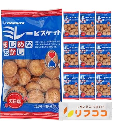 Amazon.co.jp: 野村煎豆加工店 まじめミレービスケット 1袋120g入り×10